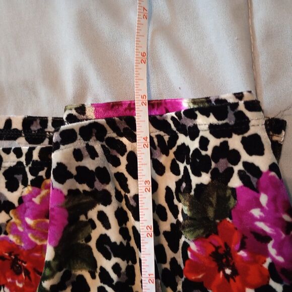 2 PC Sofia Vegara Intimates PJ Set XL (16-18) Black Pink Floral Print. - Picture 6 of 12